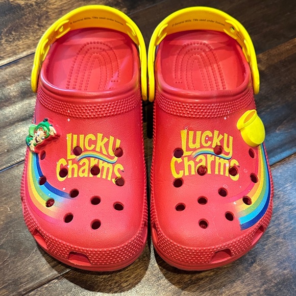 CROCS Shoes - Crocs x Lucky Charms Cereal Classic Clogs, 9W/7M